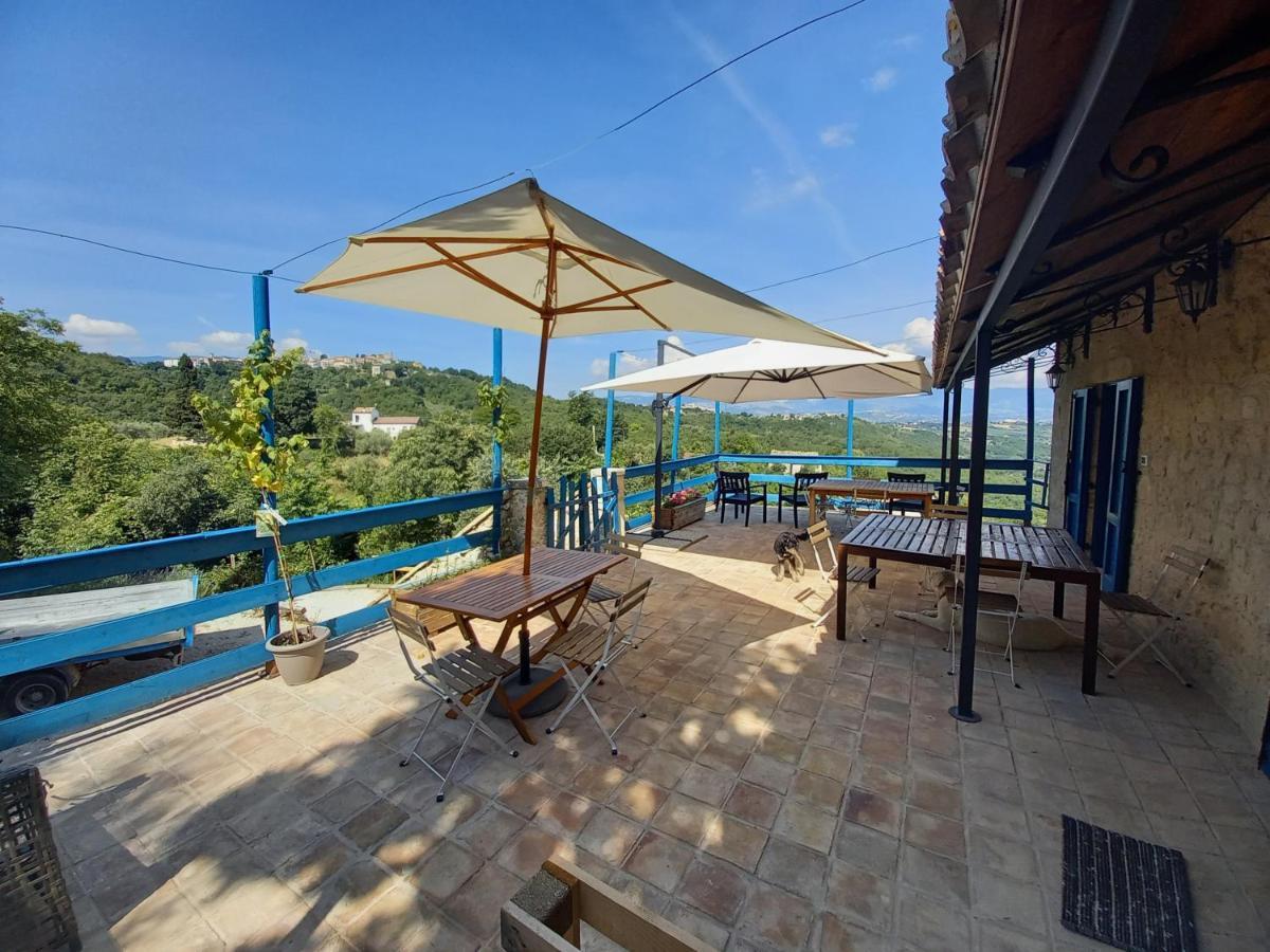 La Casa Dalle Finestre Blu Abbateggio 外观 照片