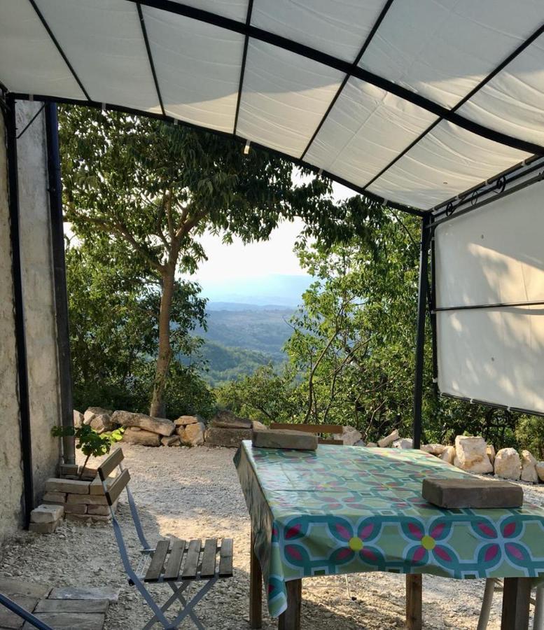 La Casa Dalle Finestre Blu Abbateggio 外观 照片