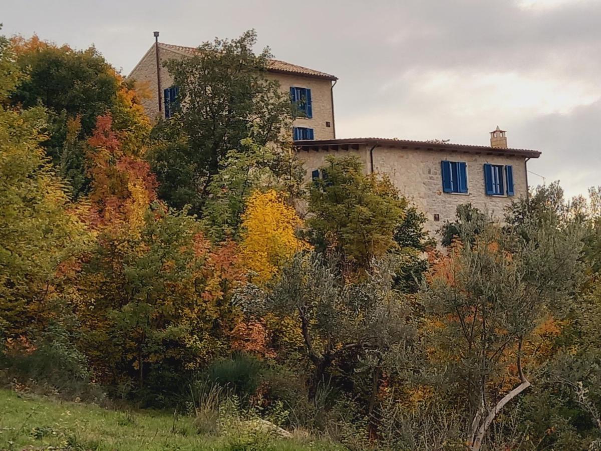 La Casa Dalle Finestre Blu Abbateggio 外观 照片