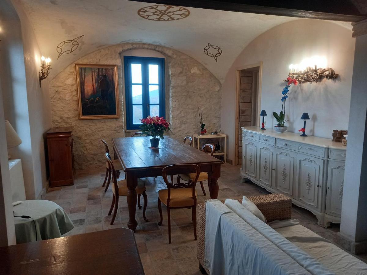 La Casa Dalle Finestre Blu Abbateggio 外观 照片